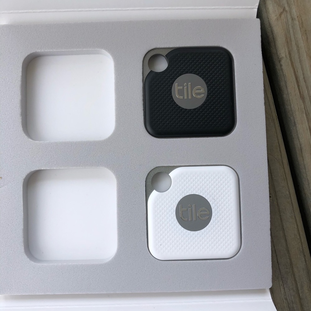2 tile pro. One white one black